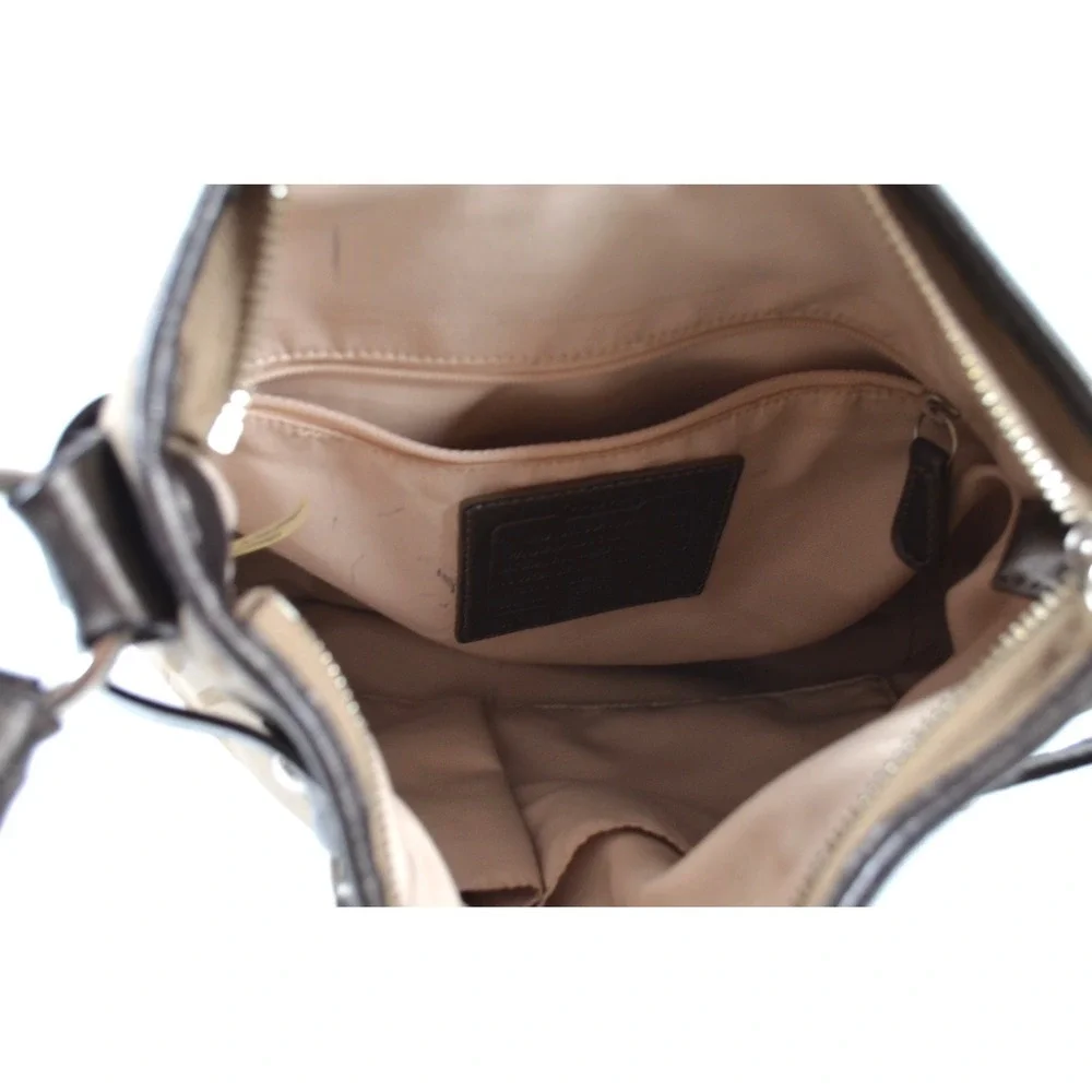 Coach‎ Signature Metallic Shoulder Bag Crossbody M1221-F19730 Crossbody Strap